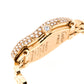 Original Cartier Silver 18K Rose Gold Diamonds Limited Edition Crash 3618 Women's Wristwatch 25 mm