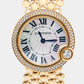 Original Cartier Mother of Pearl 18K Rose Gold Diamonds Ballon Blanc de Cartier 3722 Women's Wristwatch 30 mm