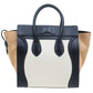 Original Celine Tri-Color Leather Mini Luggage Tote