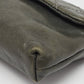 Original Chanel Grey Quilted Leather Mademoiselle Flap Clutch