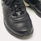 Original Chanel Black Leather Lace Up Sneakers Size 36.5