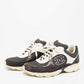 Original Chanel Black/White Denim, Suede and Leather CC Low-Top Sneakers Size 38