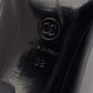 Original Chanel Black/White Leather CC Pumps Size 39