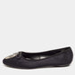 Original Chanel Black Satin Ballet Flats Size 41