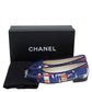 Original Chanel Multicolor Abstract Printed Patent Leather CC Cap Toe Ballerina Flats Size 37.5