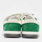 Original Chanel Green/White Suede CC Low Top Sneakers Size 37