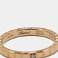 Original Chopard Ice Cube Diamond 18k Rose Gold Band Ring Size 52