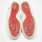 Original Christian Louboutin White Leather and PVC  Trimmed Fun Vieira Trainers Size 34.5