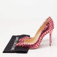 Original Christian Louboutin Two-Tone Metallic Leather Pigalle Spikes Pumps Size 38.5