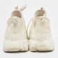 Original Dior White/Cream Leather and Fabric D-Connect Sneakers Size 38