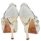 Original Dior White/Cream Python And Patent Leather Ankle Strap Sandals Size 36.5