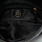 Original DKNY Black Croc Embossed Leather Shoulder Bag