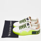 Original Dolce & Gabbana White/Neon Yellow Leather Portofino Sneakers Size 38