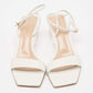 Original Gianvito Rossi White Leather Cosmic Sandals Size 39 (Never Used)