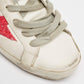 Original Golden Goose White Leather Superstar Mules Size 38