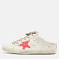 Original Golden Goose White Leather Superstar Mules Size 38