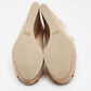 Original Gucci Beige/Yellow Patent And Leather Cork Wedge Pumps Size 39