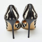 Original Gucci White/Brown Zebra Pony Hair Pointed D'Orsay Pumps Size 38