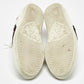 Original Gucci White Leather Snake Crystal Embellished Ace Low Top Sneakers Size 38.5