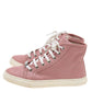 Original Gucci Old Rose Leather High Top Sneakers Size 35