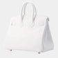 Original Hermes Birkin New White Swift Leather Size 25 (Never Used)