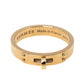 Original  Hermes Kelly 18K Rose Gold Narrow Ring Size 53