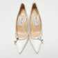 Original Jimmy Choo White  Satin Love Pumps Size 40 (Never Used)