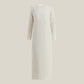 Original La Collection White Jacqueline Silk-Satin Midi Dress Size S (Never Used)