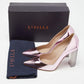 Original Le Silla Rose Pink Mirror Leather Fergie Iris Pumps Sizes 37.5