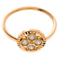 Original Louis Vuitton Blossom BB Diamond 18k Rose Gold Ring Size 51