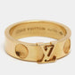 Original Louis Vuitton Empreinte 18k Yellow Gold Ring Size 52