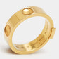 Original Louis Vuitton Empreinte 18k Yellow Gold Ring Size 52