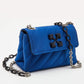 Original Off-White Blue Quilted Satin Jackhammer Shoulder Bag