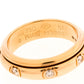 Original Piaget Possession Diamond 18K Rose Gold Spinning Band Ring Size 51