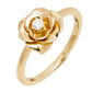 Original Piaget Rose Diamond 18k Rose Gold Ring Size 52