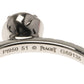 Original Piaget Rose 0.30ct Solitaire Diamond Platinum Ring Size 51