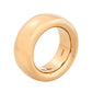 Original Pomellato Iconica 18K Rose Gold Large Band Ring Size 54