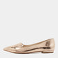 Original Sophia Webster Rose Gold Leather Bibi Butterfly Ballet Flats Size 40.5 (Never Used)