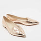 Original Sophia Webster Rose Gold Leather Bibi Butterfly Ballet Flats Size 40.5 (Never Used)