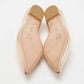 Original Sophia Webster Rose Gold Leather Bibi Butterfly Ballet Flats Size 40.5 (Never Used)