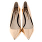 Original Sophia Webster Metallic Rose Gold Leather Coco Flamingo Pointed Toe Pumps Size 39