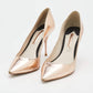 Original Sophia Webster Metallic Rose Gold Leather Coco Flamingo Pointed Toe Pumps Size 41