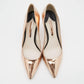 Original Sophia Webster Metallic Rose Gold Leather Coco Flamingo Pointed Toe Pumps Size 41