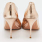 Original Sophia Webster Metallic Rose Gold Leather Coco Flamingo Pointed Toe Pumps Size 41