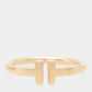 Original Tiffany & Co. Tiffany T Wire 18k Rose Gold Ring Size 53