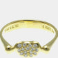 Original Tiffany & Co. 18K Yellow Gold and Diamond Elsa Peretti Bean Band Ring EU 51