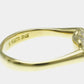 Original Tiffany & Co. 18K Yellow Gold and Diamond Elsa Peretti Bean Band Ring EU 51