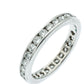 Original Tiffany & Co. Diamond Channel Set Platinum Eternity Wedding Band Ring Size 54