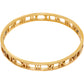 Original Tiffany & Co 18K Rose Gold Atlas  Bangle Bracelet Size 17