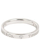 Original Tiffany & Co. Diamond 0.07 CTW Platinum Band Ring Size 58